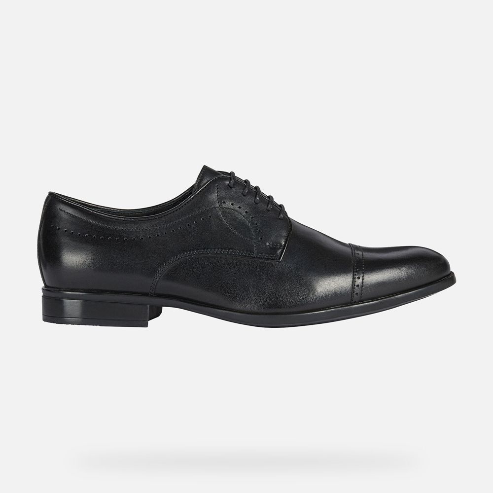 Geox Formal Shoes Black Iacopo - Geox Mens Shoes - KAMRPJ218